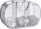 Seiritex Mesh Popup Laundry Hamper 3 Compartment Sortable Horizontal by SEIRITEX