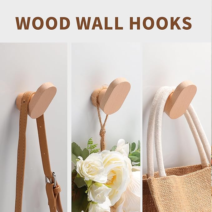 DELITON Coat Hooks for Hanging Heavy Duty - Image 3