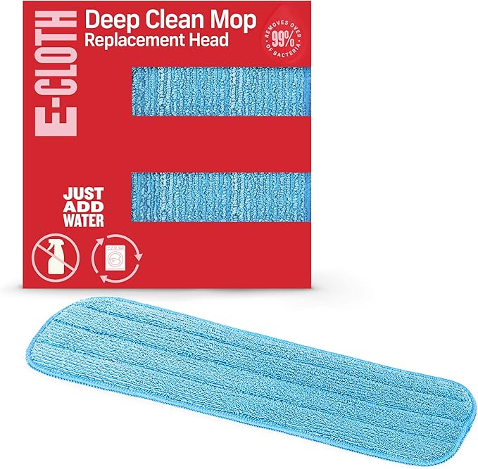 E-Cloth Deep Clean Mop Head, Microfiber Mop Head Replacement by E-Cloth