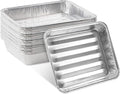 PLASTICPRO 20 Pack Disposable Aluminum Grill Liners Toppers Aluminum Foil by PLASTICPRO