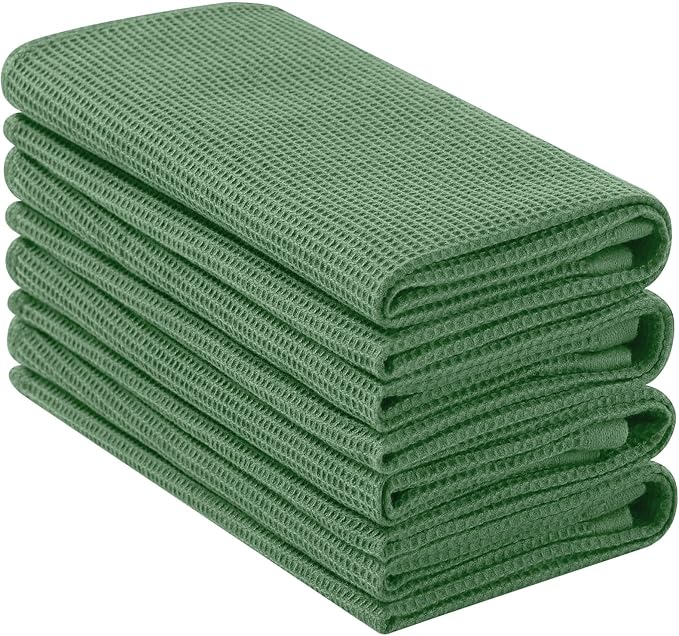 Homaxy 100% Cotton Waffle Weave Kitchen Towels by Homaxy