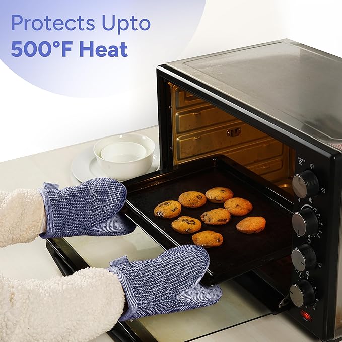 Casa Platino Silicone Oven Mitts & Potholders, 4-Piece – Pot Holders and Oven - Image 4