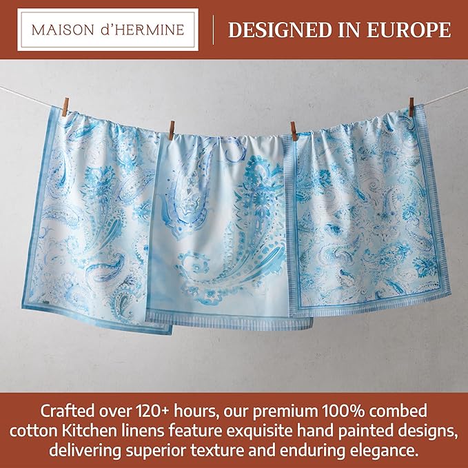 Maison d' Hermine Dish Towels 100% Combed Cotton Premium Easter Kitchen Towels - Image 3