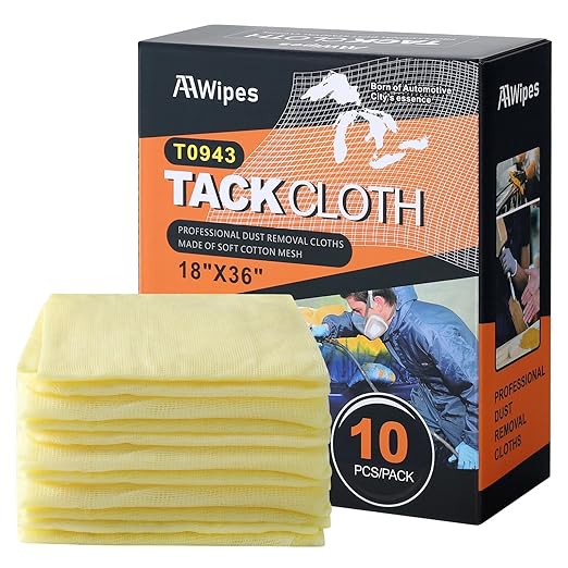 AAwipes Tack Cloth for Woodworking, Painting Sticky, Anti-Static Tack Rags for by AAWipes