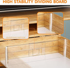 Yieach 8 Pack 6 Inch Tall Acrylic Drawer Divider - Image 4