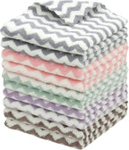 Microfiber Cleaning Cloth Lint Free Cleaning Rags, 10 Pack Fast Drying Dish Rags by HFGBLG