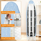 Ironing Board Cover and Pad, 18x49 Extra Wide Thick Iron Padding, Scorch & - Image 5