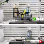 Small Kitchen Sink Caddy Organizer and sponge holder - Image 6