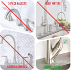 Ternal Original SINKMAT 24in XL Faucet Splash Guard Extra Long Microfiber Sink - Image 5