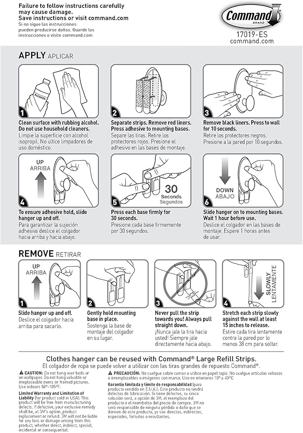 Command Clothes Hanger, 1 Hanger, 2 Strips/Pack - Image 11