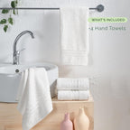 Elegant Comfort Three Line Popcorn Towel Set - Image 4