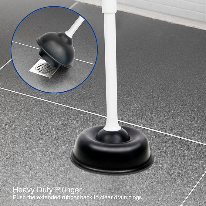 CELOX 2 Set Toilet Brush and Plunger Set, Toilet Brush and Holder Set, Toilet - Image 6