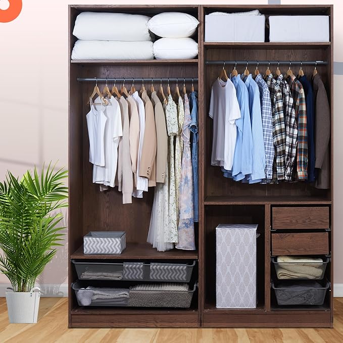 ELONG HOME Solid Wooden Hangers 30 Pack, Wood Suit Hangers - Image 9