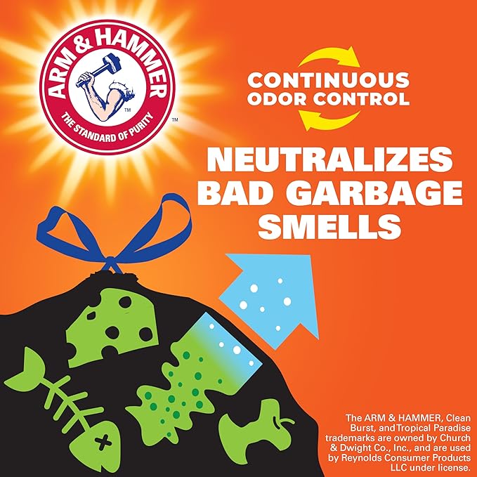 Hefty Ultra Strong 30 Gallon Trash Bags, Large Trash Bags 30 Gallon Size - Image 4