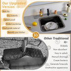 Diatomite Sink Protector for Kitchen, 23.6" Durable Faucet Mat Splash Guard - Image 7