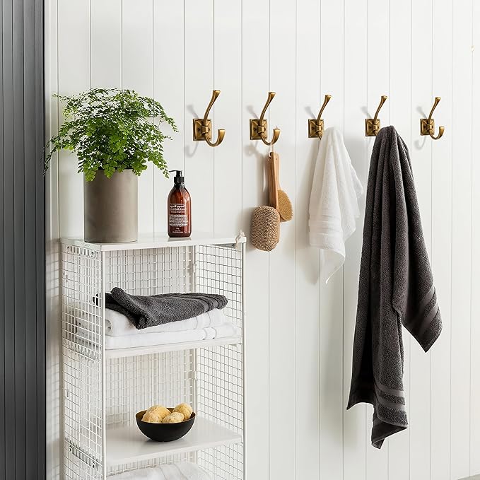 khtumeware Vintage Wall Hooks, 2 Pack Coat Hooks Hardware Towel Hooks - Image 4