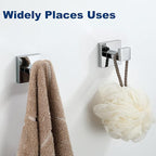 Towel Hooks for Bathrooms, Chrome Polished Towel Hook for Kitchen Bathroom - Image 7