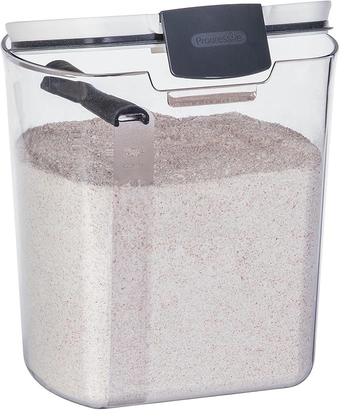 ProKeeper Flour Storage Container, BPA-Free Plastic, Dishwasher Safe by ProgressiveInternational