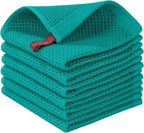 Homaxy 100% Cotton Waffle Weave Kitchen Dish Cloths, Ultra Soft Absorbent Quick by Homaxy