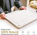 Stone Drying Mat for Kitchen Counter + Sink Caddy | 15.7"x11.8" Diatomaceous - Image 6