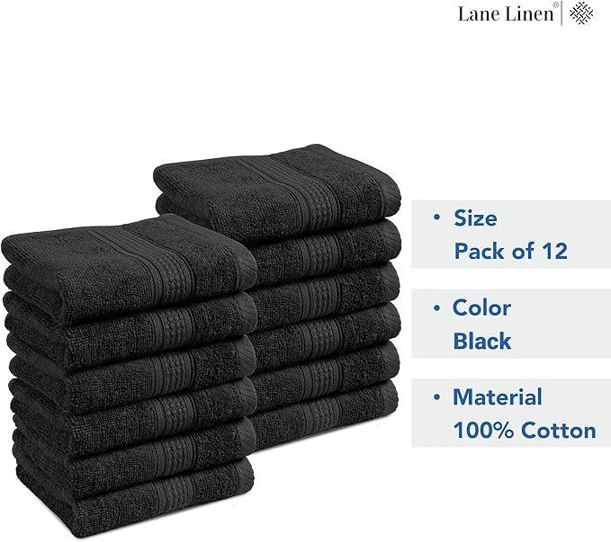 LANE LINEN Washcloths 12 Pack - Image 8