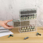BTSKY 1 Pack Clear Acrylic Battery Storage Organizer - Image 2
