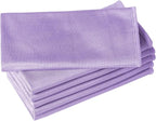 6 Pack Microfiber Glass Cleaning Cloth, 16 Inch X 16 Inch, Lint Free Quickly by Puomue