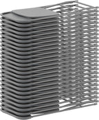 Flash Furniture Hercules Series Plastic Folding Chair - Grey - 6 Pack 650LB Weight Capacity Comfortable Event Chair-Lightweight Folding Chair - Image 16
