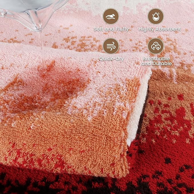 SEMAXE Luxury Bath Towel for Bathroom, 100% Cotton Towel - Image 3