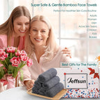 Wash Cloths 6 Pack, Super Soft & Skin Friendly Face Towel - Image 5