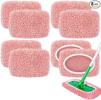 8 Pack Reusable Mop Pads Compatible by Nicemiya