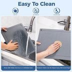 5pcs Stone Dish Drying Mats for Kitchen Counter, Quick Dry Water-Absorbent - Image 7