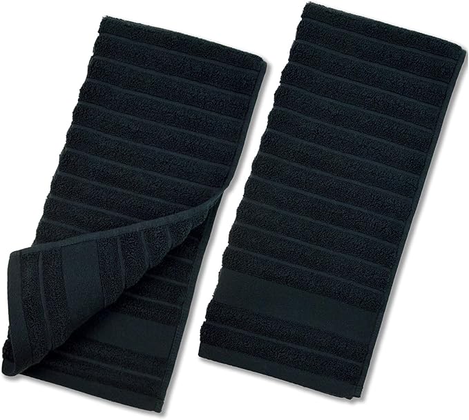 Jacquotha 2-Pack Bathroom Hand Towels Ribbed – Guest Room & Spa Premium Cotton - Image 8