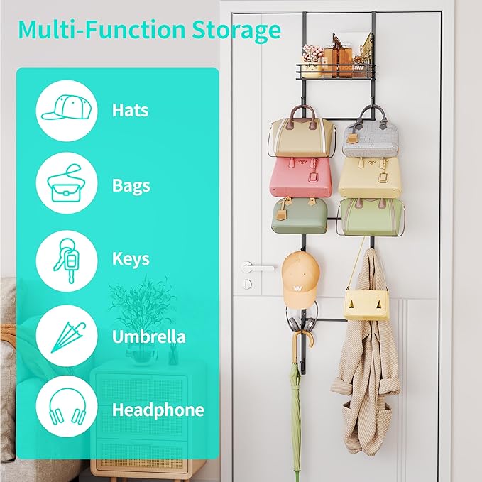 HapiRm Over The Door Purse Organizer - Image 5