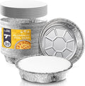 Fit Meal Prep 50 Pack 7” Round Aluminum Foil Pans by FMPBRANDS