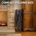 EVER ADVANCED Lightweight Folding Rocking Camping Chair, Padded Portable Rocker Chair for Patio, Lawn and Outdoors, Heavy Duty Hard Armchair for Adults, Grey - Image 7