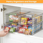 6 Pack Stackable Storage Drawers, Plastic Organizers Bins, Drawers Storage - Image 8