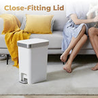 2Pack Small Bathroom Trash Can - Image 3