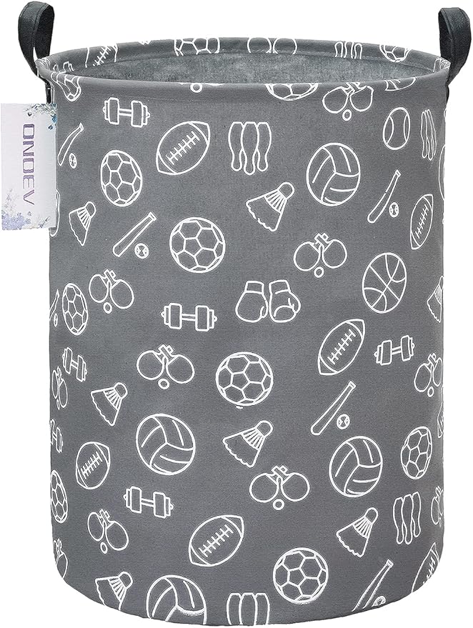 Round Waterproof Laundry Basket、Foldable Storage Basket、Laundry Hampers by ONOEV