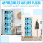 Windyun 40 over the Door Shoe Organizer Large Mesh Pocket Hanging Shoe Rack - Image 5