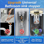 Sink Stopper Hair Catcher, Pop-up Sink Drain Strainer - Image 4