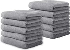 Yoofoss Luxury Washcloths Towel Set 10 Pack Baby Wash Cloth by YOOFOSS