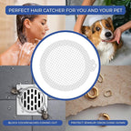 Disposable Hair Catcher Shower Drain Mesh Stickers, 35 Pack - Image 3
