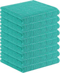 Homaxy 100% Cotton Terry Kitchen Towels, Checkered Designed, Soft and Super by Homaxy