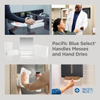 Pacific Blue Select Multifold Premium 2-Ply Paper Towels by GP PRO, 125 Paper - Image 9