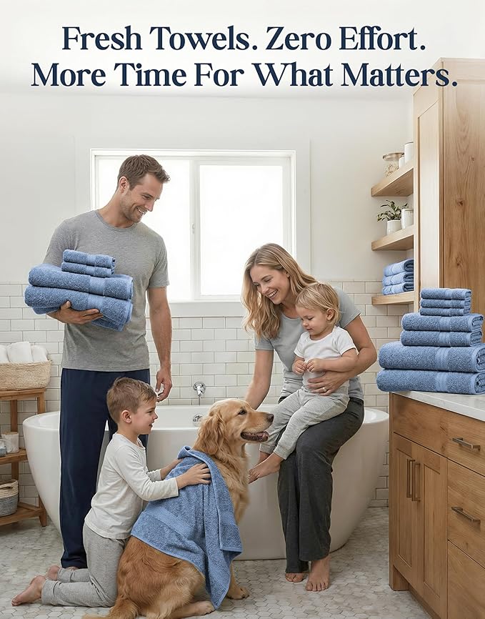 Lane Linen Bath Towel Set - Image 5