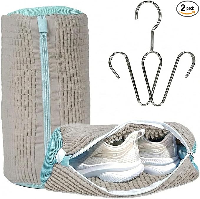 Shoe Washing Machine Bag – 2 Pack Mesh Laundry Bags by Unknown