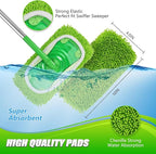 Set of 4 Reusable Microfiber Mop Pads Compatible - Image 3