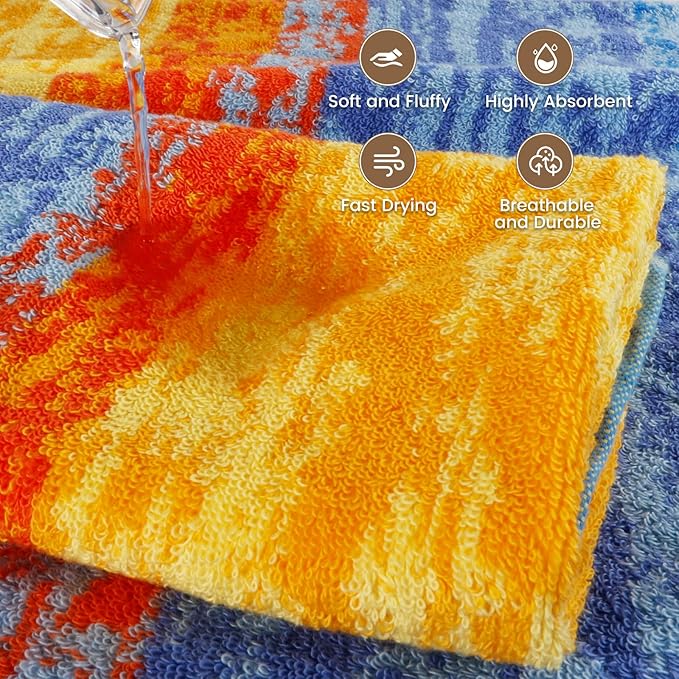 SEMAXE Luxury Bath Towel for Bathroom, 100% Cotton Towel - Image 3