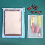 30 Pcs Clothes Packaging Bags Plastic Packing Bags Reusable Zip Clothing Bag - Image 5